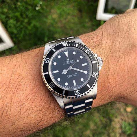 rolex submariner dünnes handgelenk|rolex submariner.